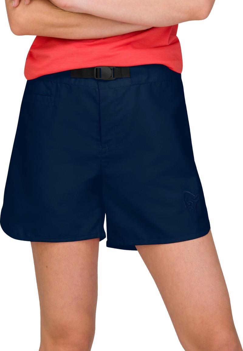 Femund Silent Grid Shorts - Womens - navy blazer 1