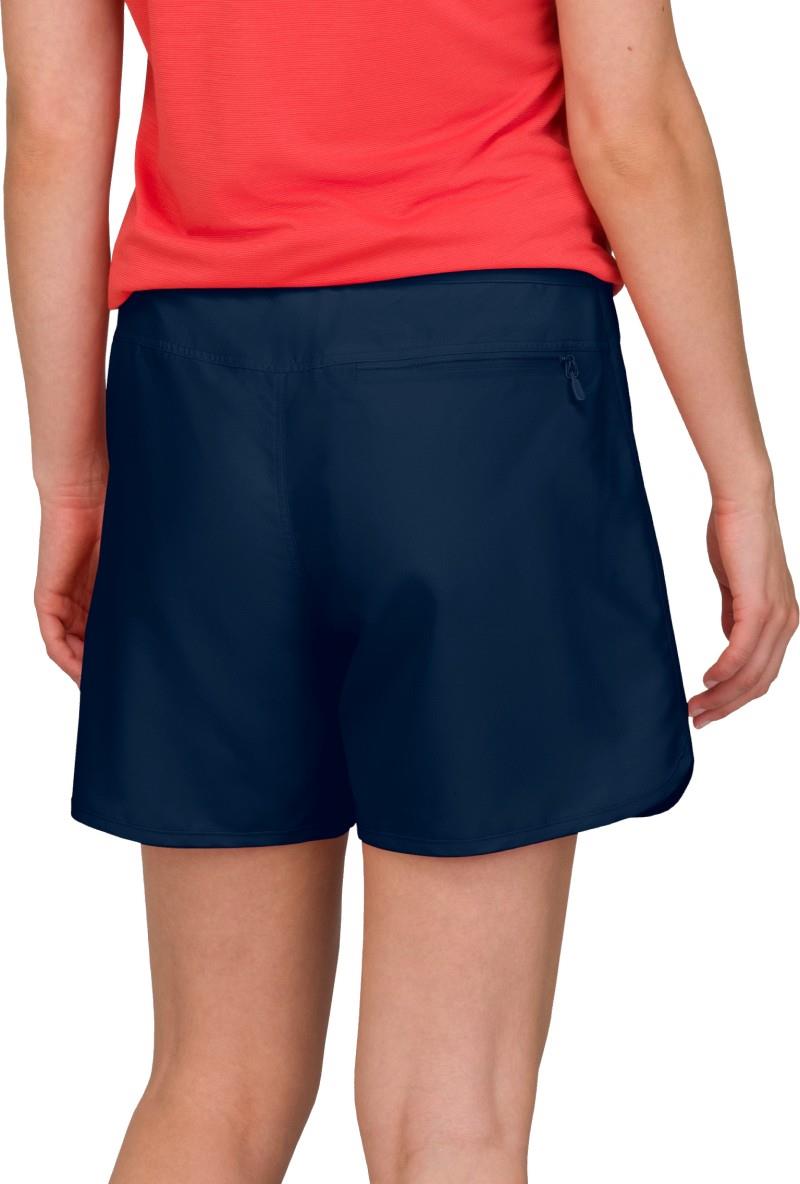 Femund Silent Grid Shorts - Womens - navy blazer 1