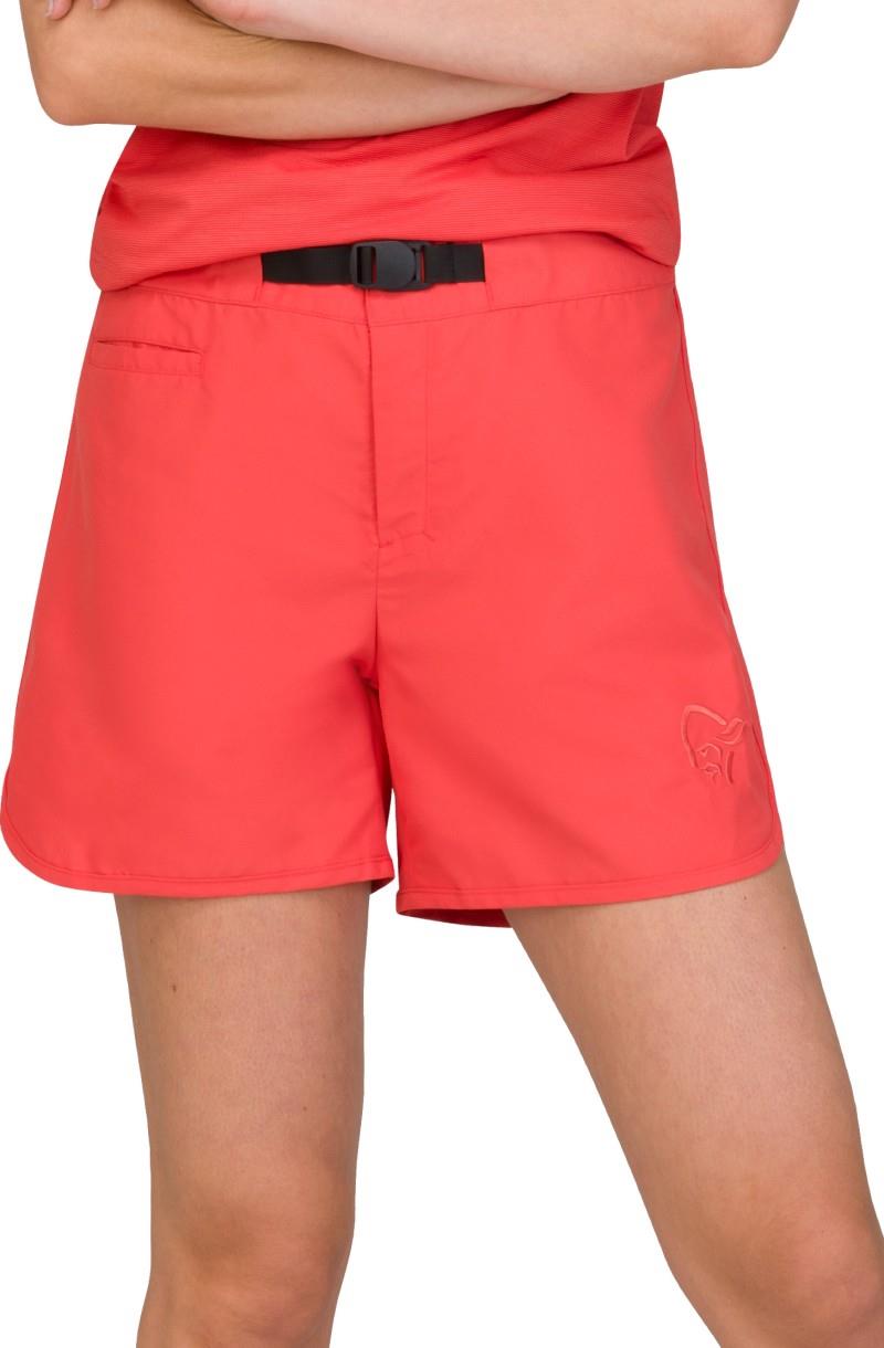 Femund Silent Grid Shorts - Womens - paprika 1