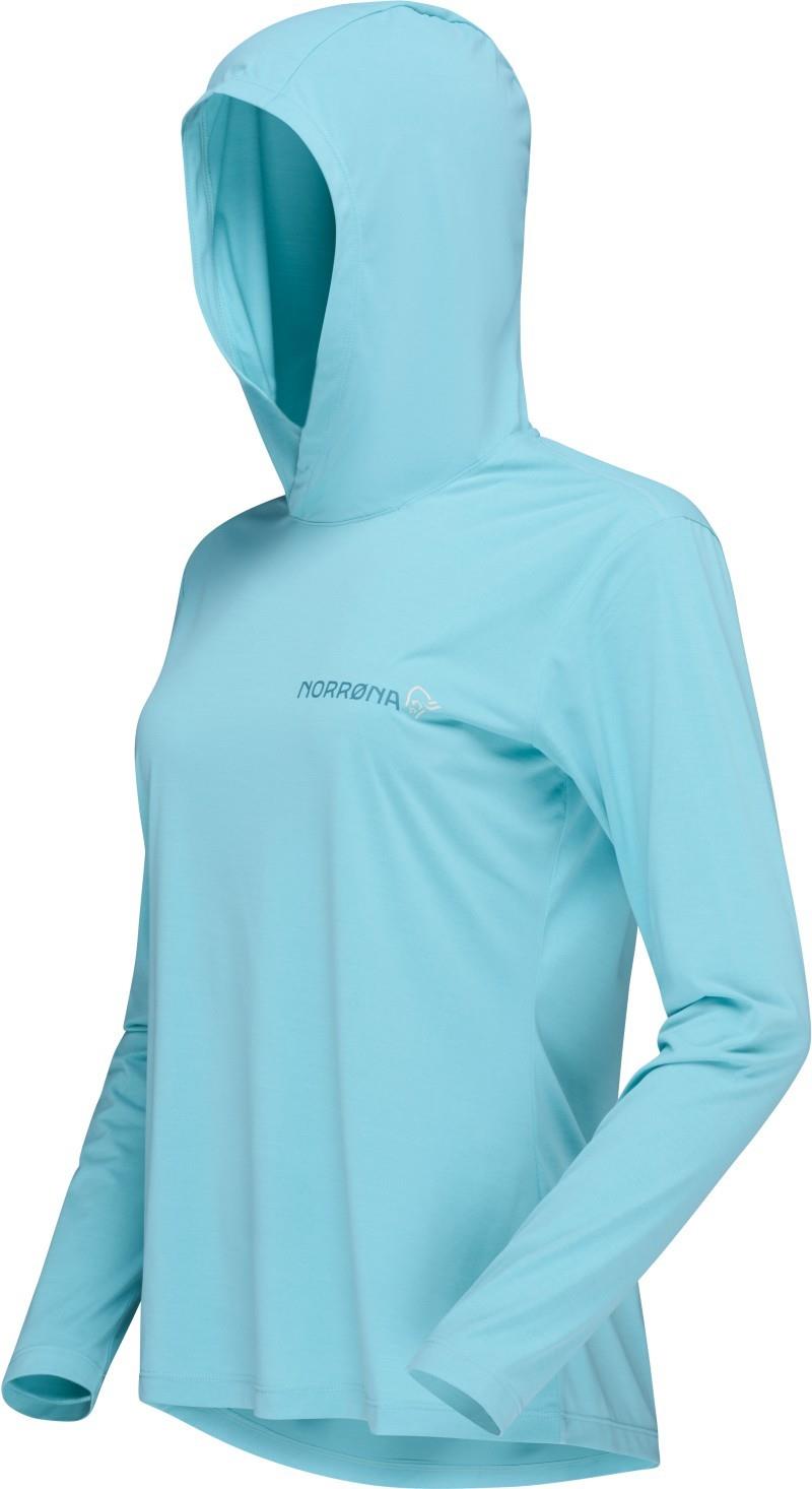 Femund Tech Hood - Womens - aqua haze 1
