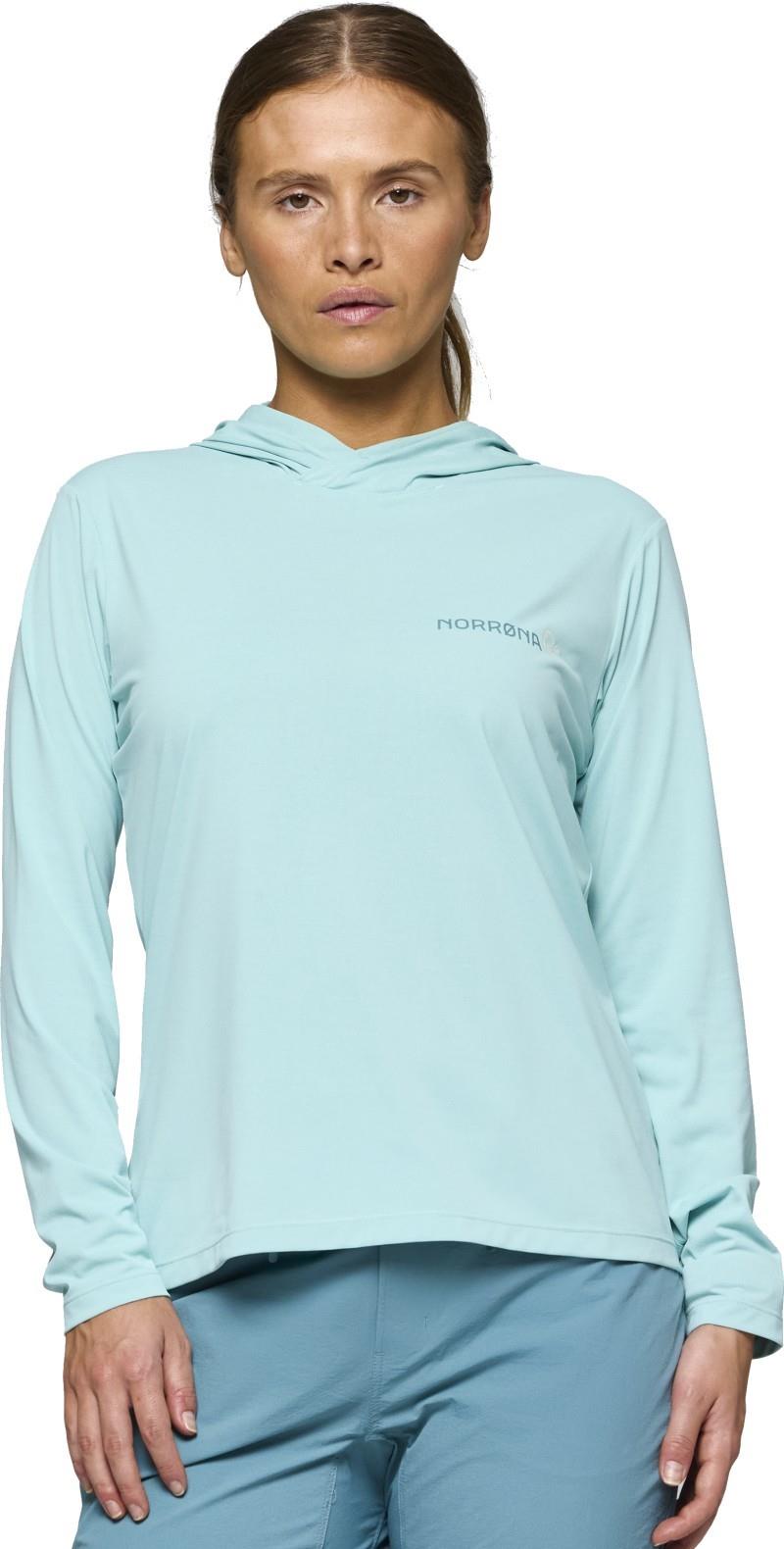 Femund Tech Hood - Womens - aqua haze 1