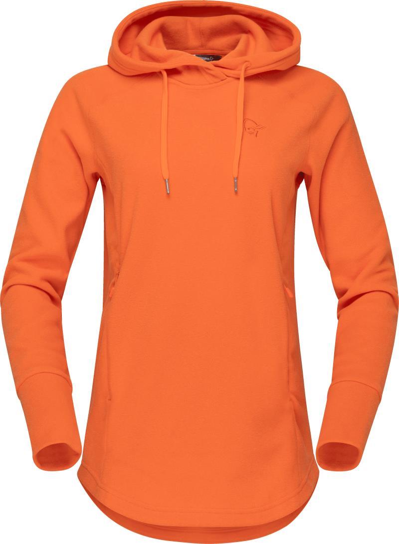 Femund Warm2 Hood - Womens - orange alert 1