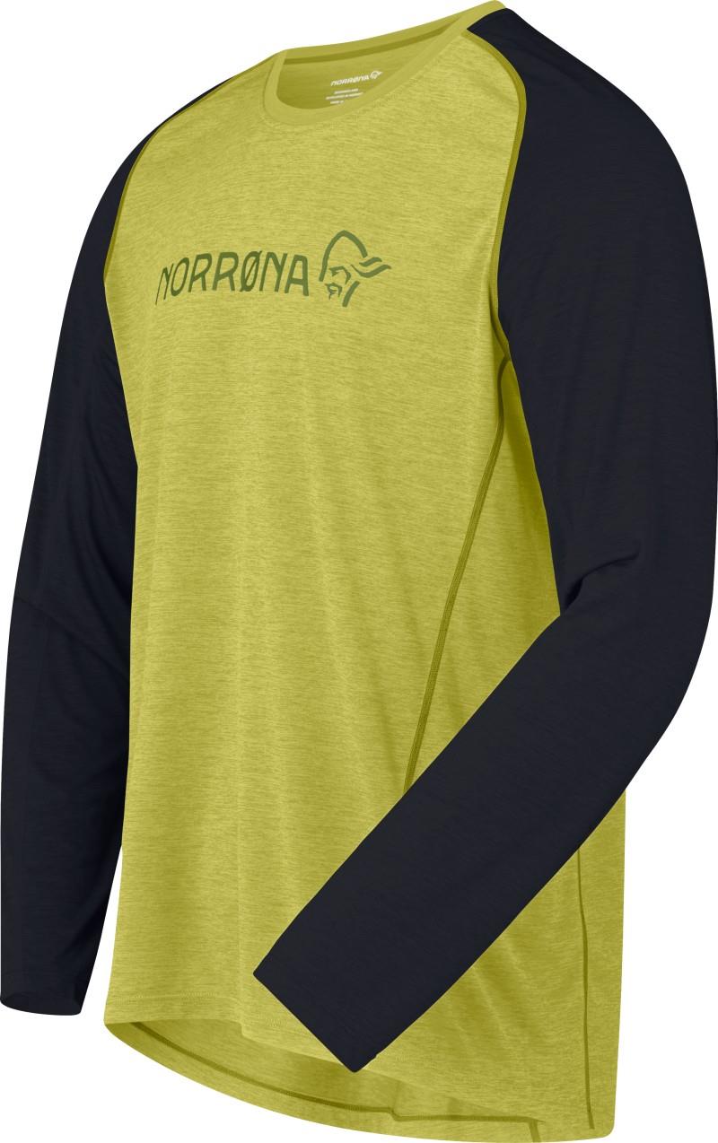 Fjora Equaliser Lightweight LS - Mens - golden lime / caviar black 1