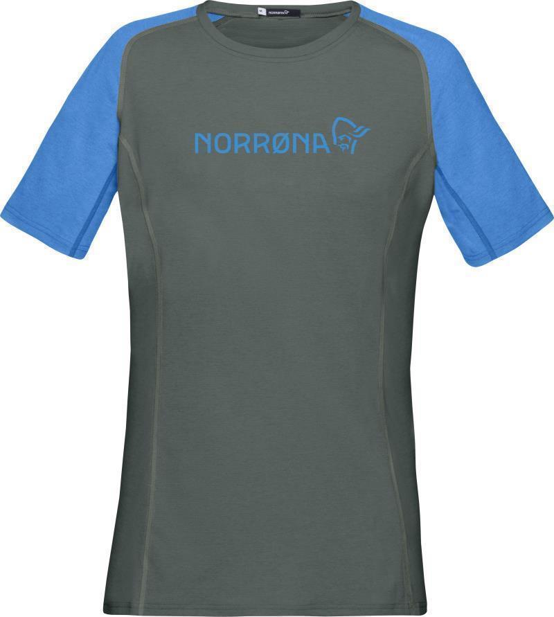 Fjora Equaliser Lightweight T-Shirt - Womens - Castor Grey / Campanula 1