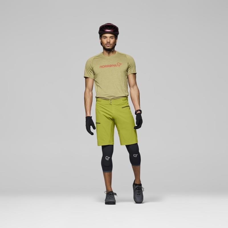 Fjora Flex1 Light Shorts - Mens - golden lime 1