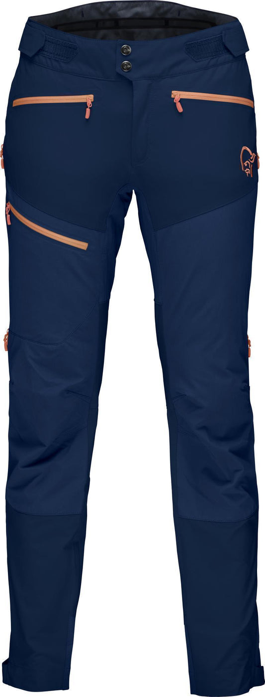 Fjora Flex1 Pants - Womens - Indigo Night / Flamingo 1