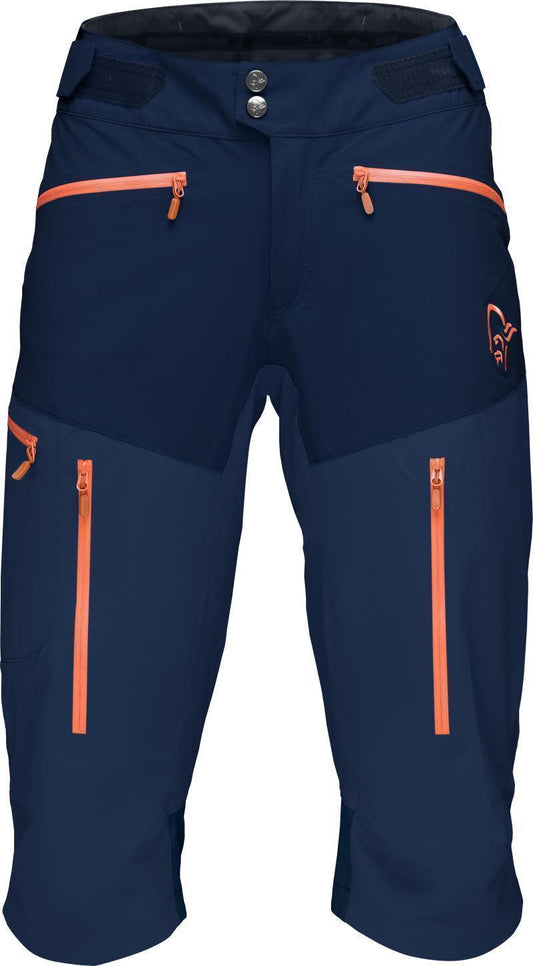 Fjora Flex1 Shorts - Womens - Indigo Night / Flamingo 1