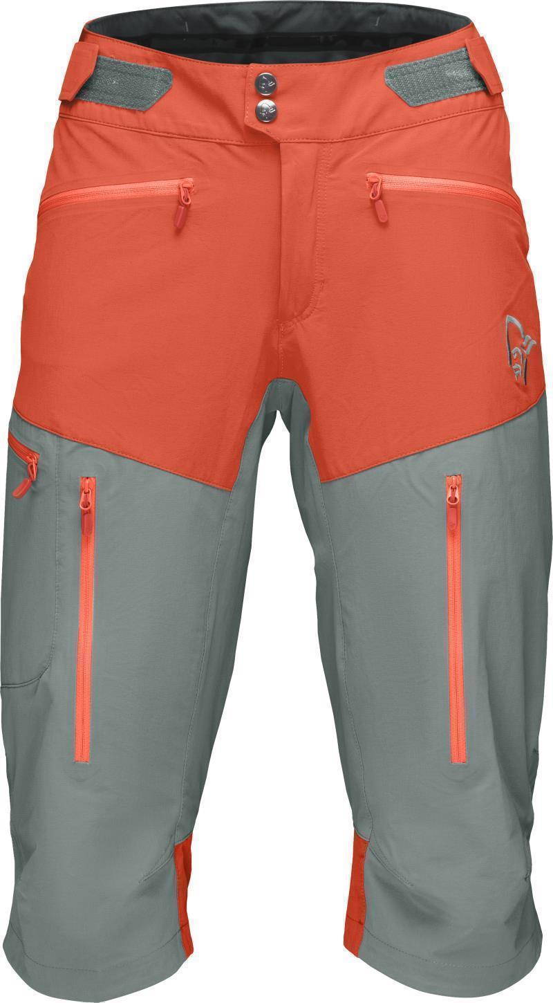 Fjora Flex1 Shorts - Womens - Pureed Pumpkin / Castor Grey 1