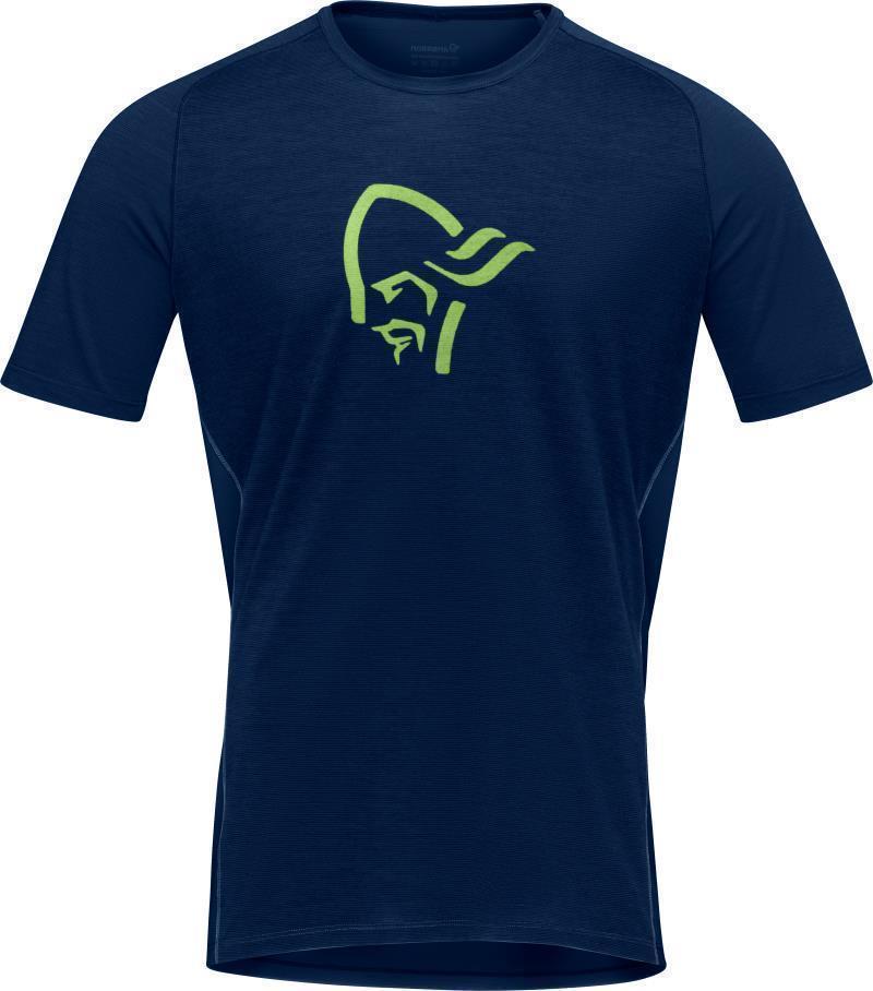 Fjora Wool T-Shirt - Mens - Indigo Night 1