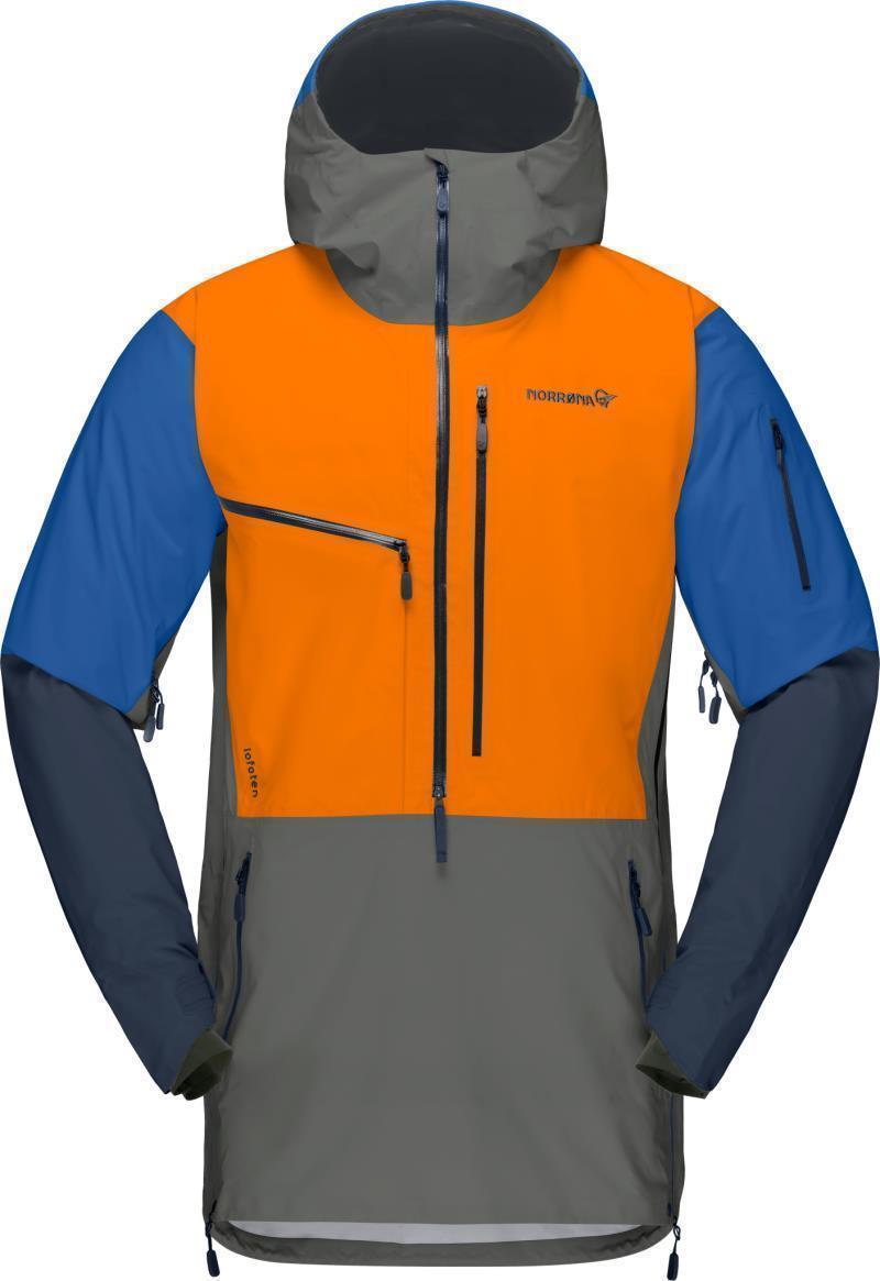 Lofoten GTX Pro Anorak - Mens - Castor Grey / Orange Popsicle 1