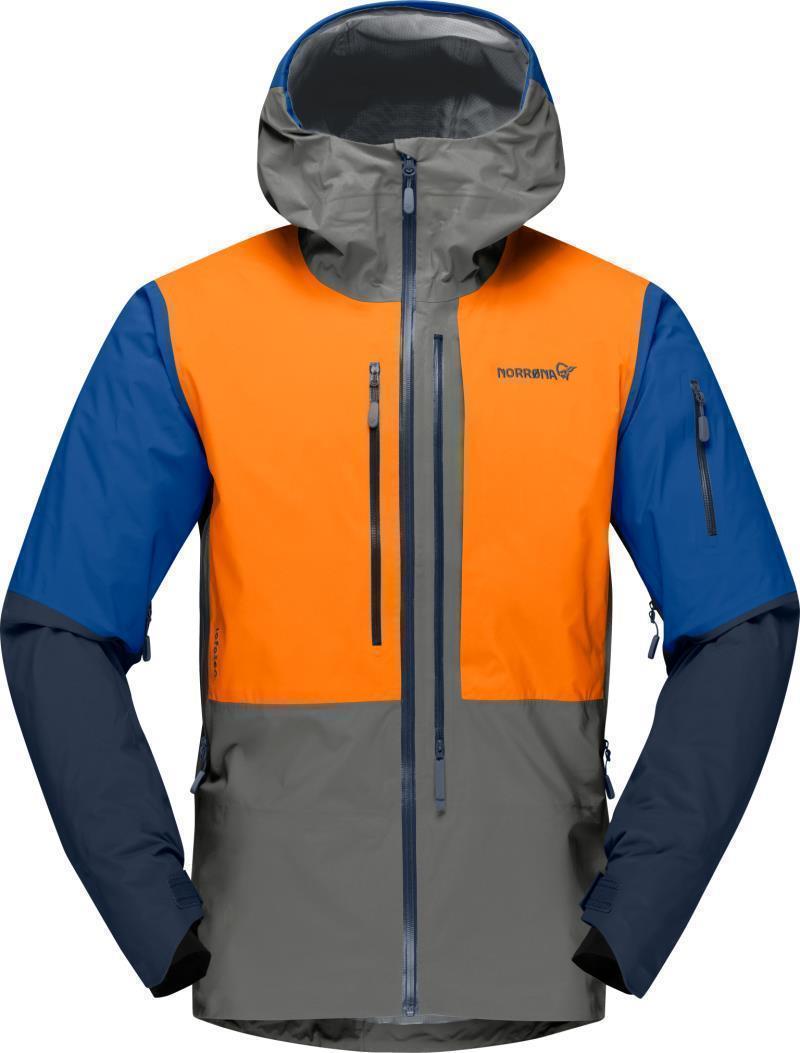 Lofoten GTX Pro Jacket - Mens - Castor Grey / Orange Popsicle 1
