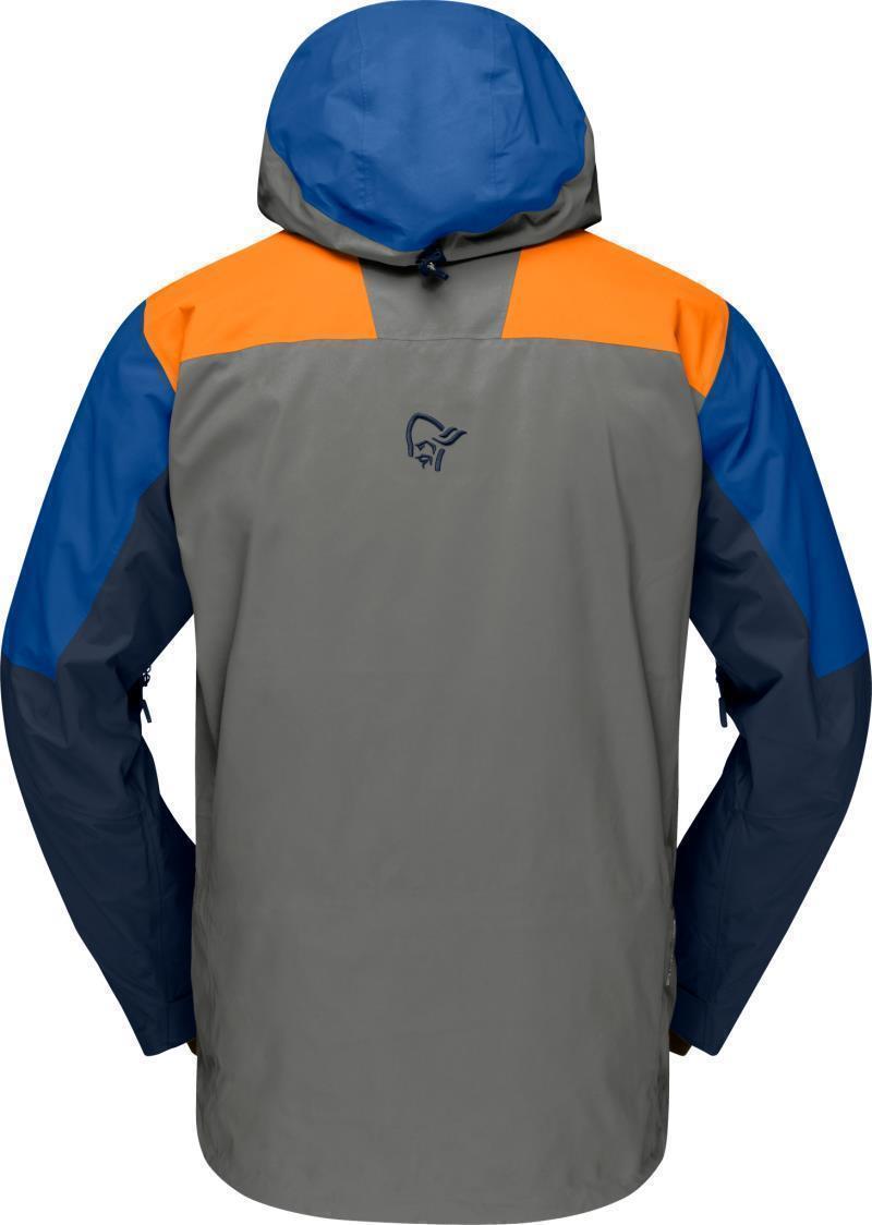 Lofoten GTX Pro Jacket - Mens - Castor Grey / Orange Popsicle 2