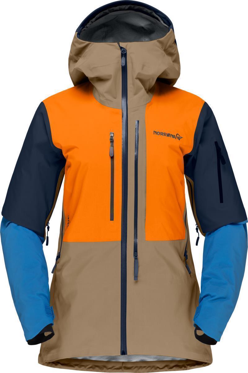Lofoten GTX Pro Jacket - Womens - Elmwood / Orange Popsicle 1