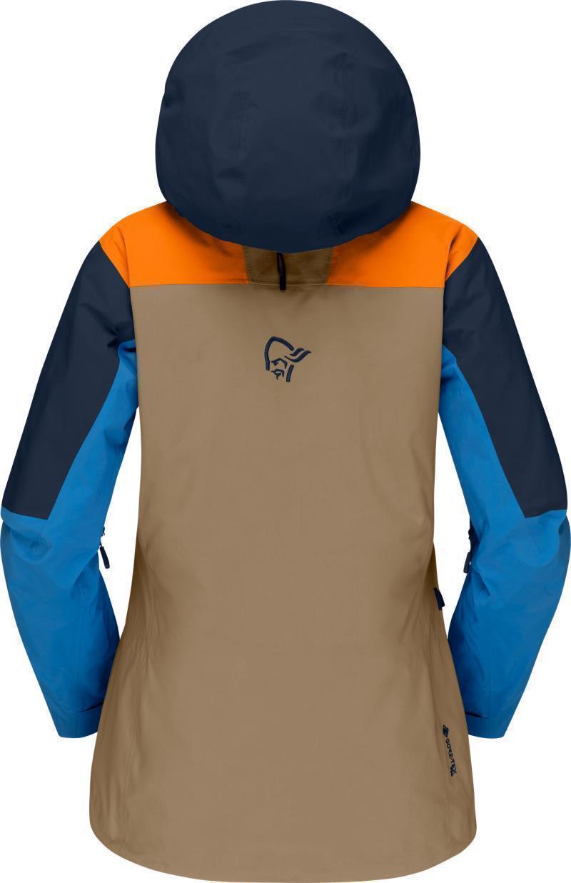 Lofoten GTX Pro Jacket - Womens - Elmwood / Orange Popsicle 2
