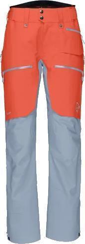 Lofoten GTX Pro Pants - Womens - Orange Alert / Blue Fog 1