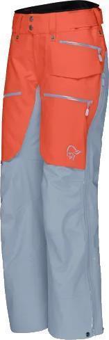 Lofoten GTX Pro Pants - Womens - Orange Alert / Blue Fog 2