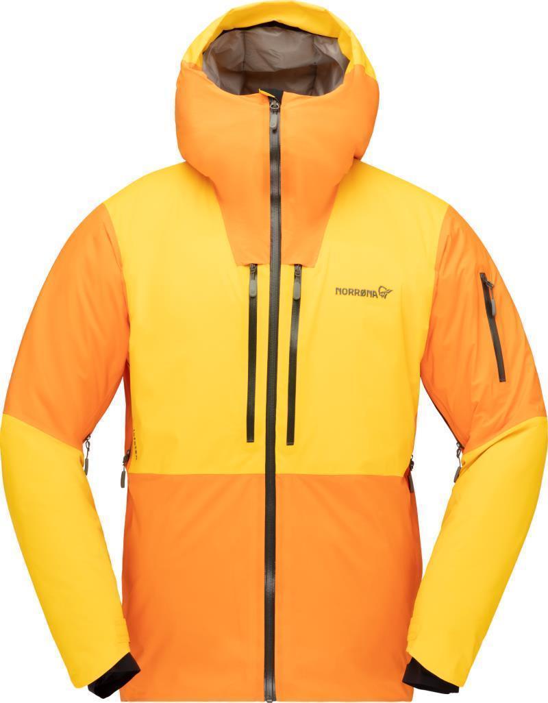 Lofoten GTX Thermo80 Jacket - Mens - Orange Popsicle / Lemon Chrome 1