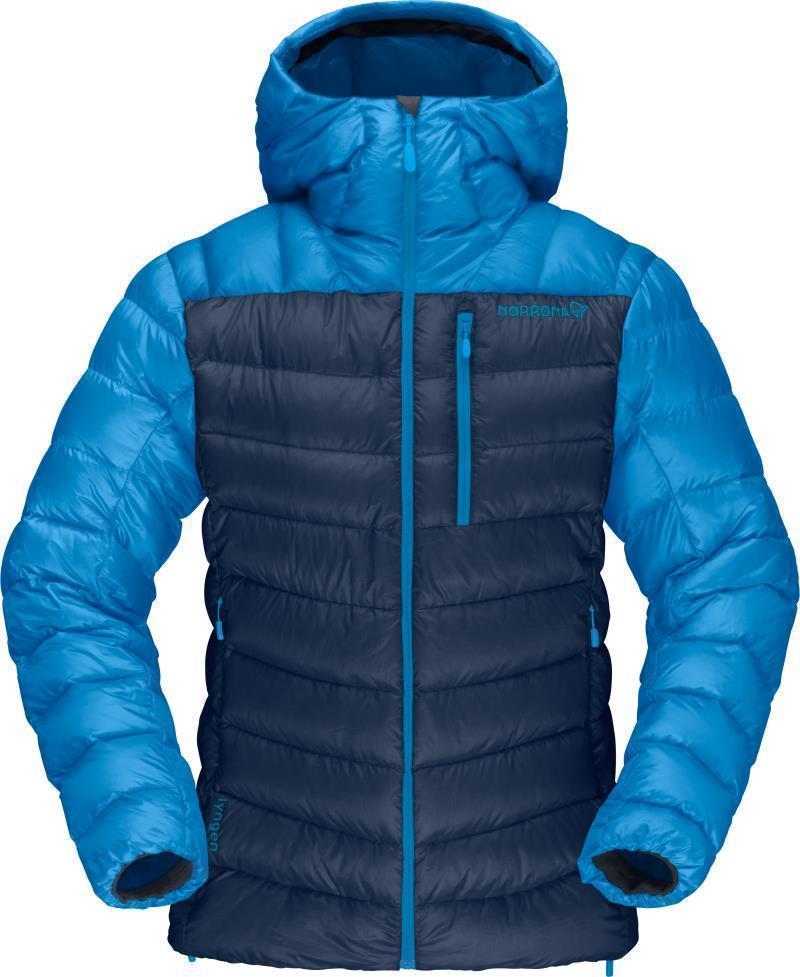 Lyngen Down850 Hood - Womens - Campanula / Indigo Night 1