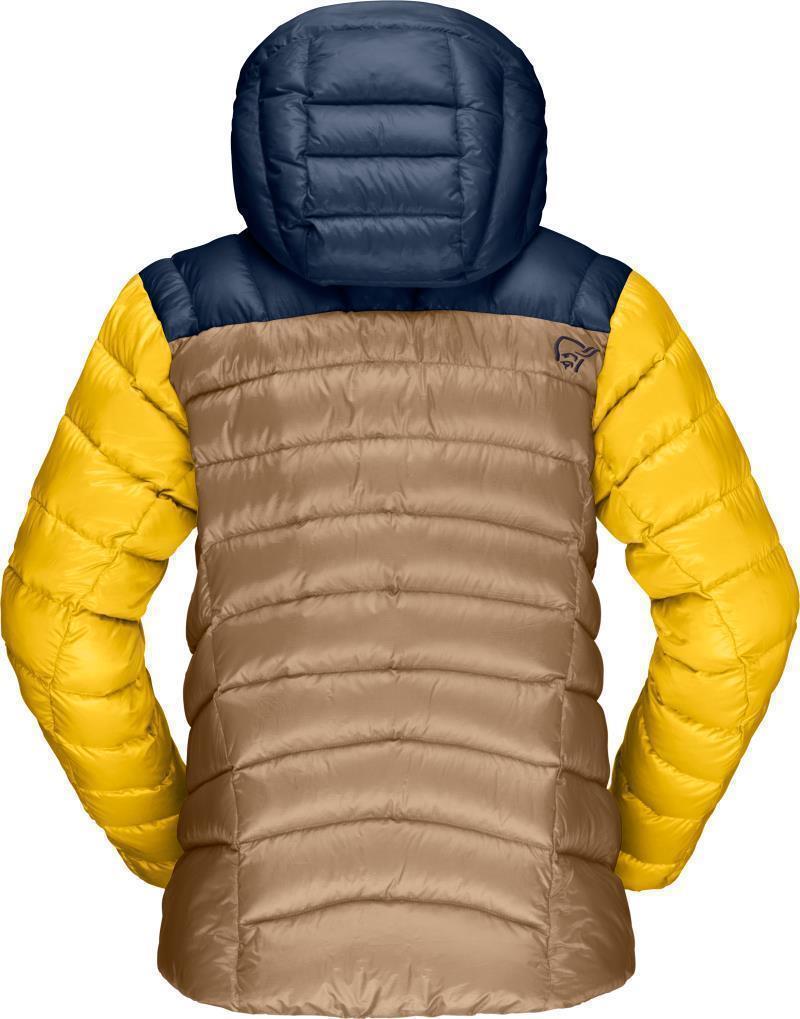 Lyngen Down850 Hood - Womens - Indigo Night / Lemon Chrome 2