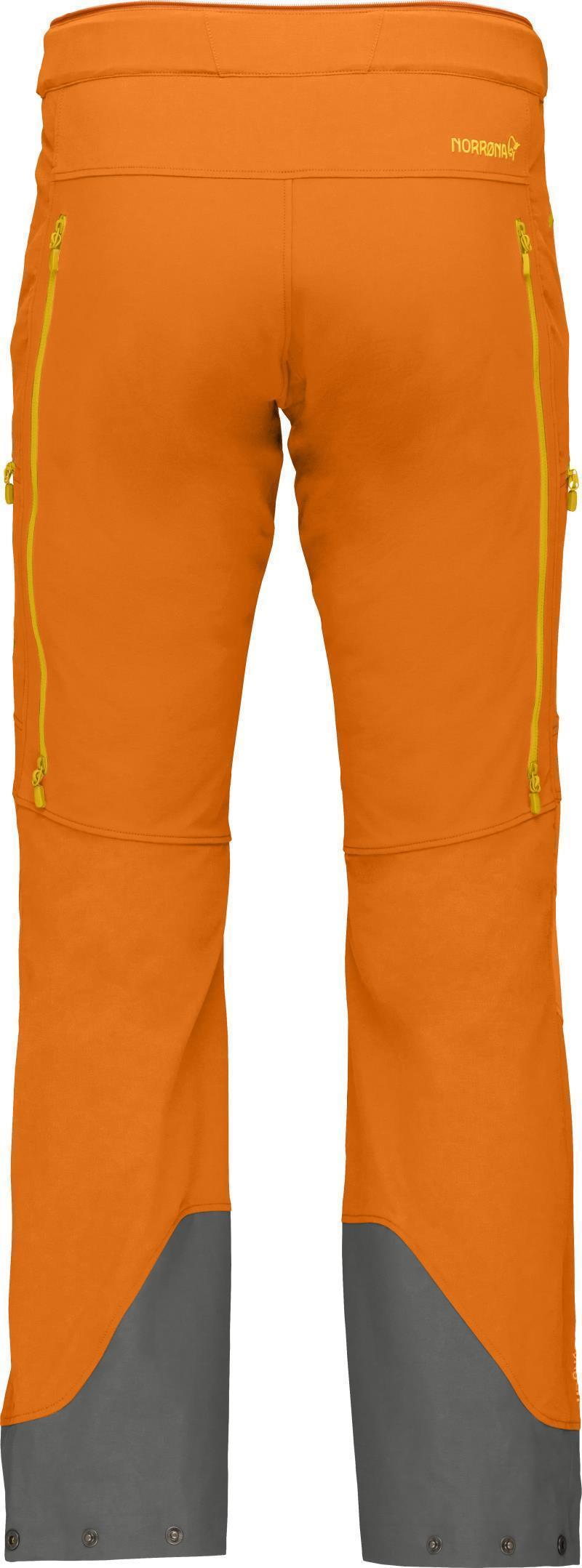Lyngen Flex1 Pants - Mens - Orange Popsicle / Castor Grey 2