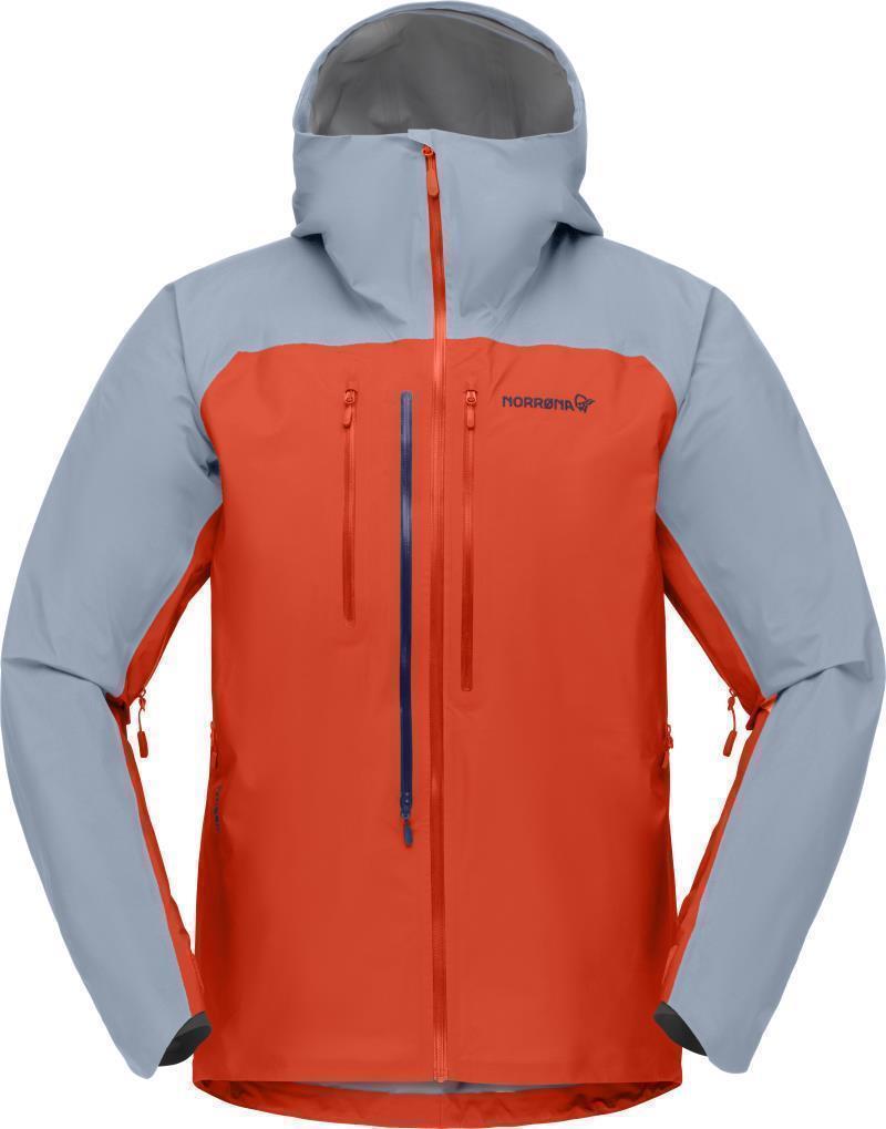 Lyngen GTX Jacket - Mens - Arednalin / Blue Fog 1