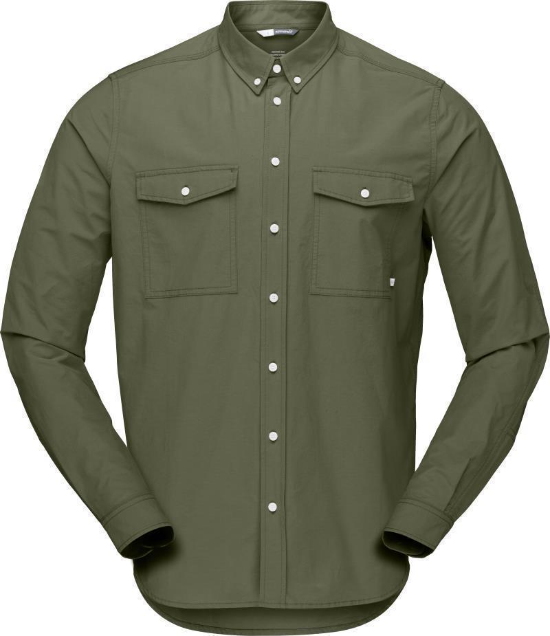 Norrona LS Shirt - Mens - Olive Night 1