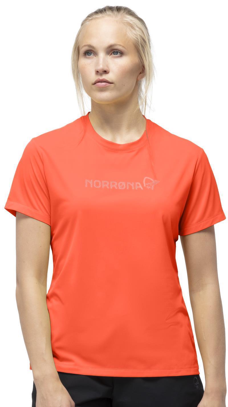 Norrona Tech T-Shirt - Womens - Orange Alert 1