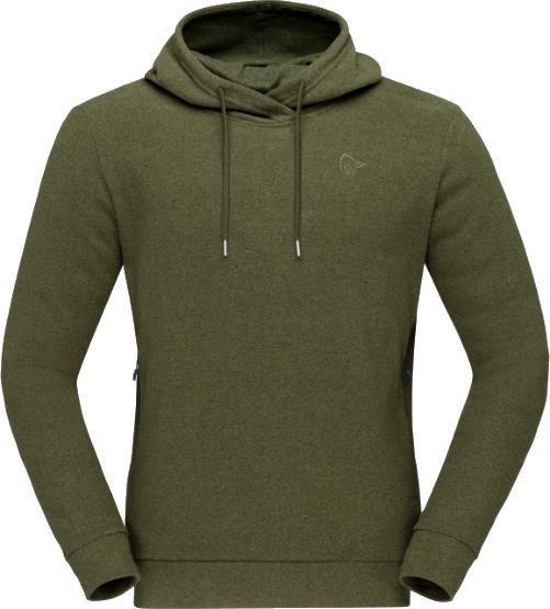 Norrona Warm2 Hood - Mens - Olive Night 1