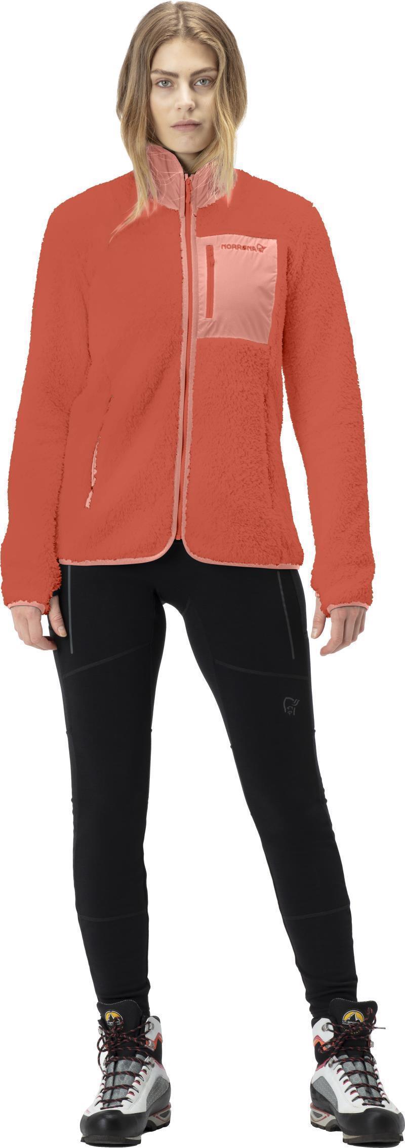 Norrona Warm3 Jacket - Womens - Orange Alert 1