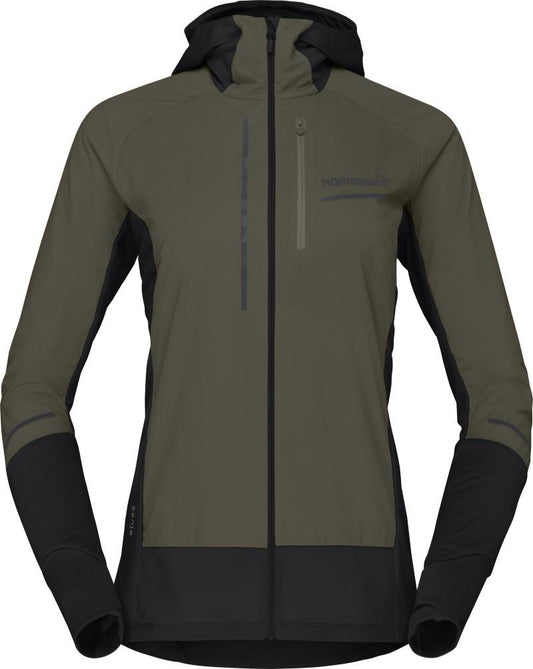 Senja Alpha90 Hood - Womens - olive night 1