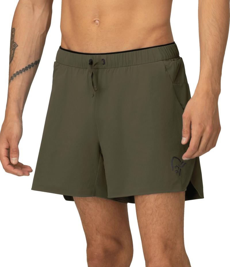 Senja Flex1 Shorts, 5" Inseam - Mens - olive night 1