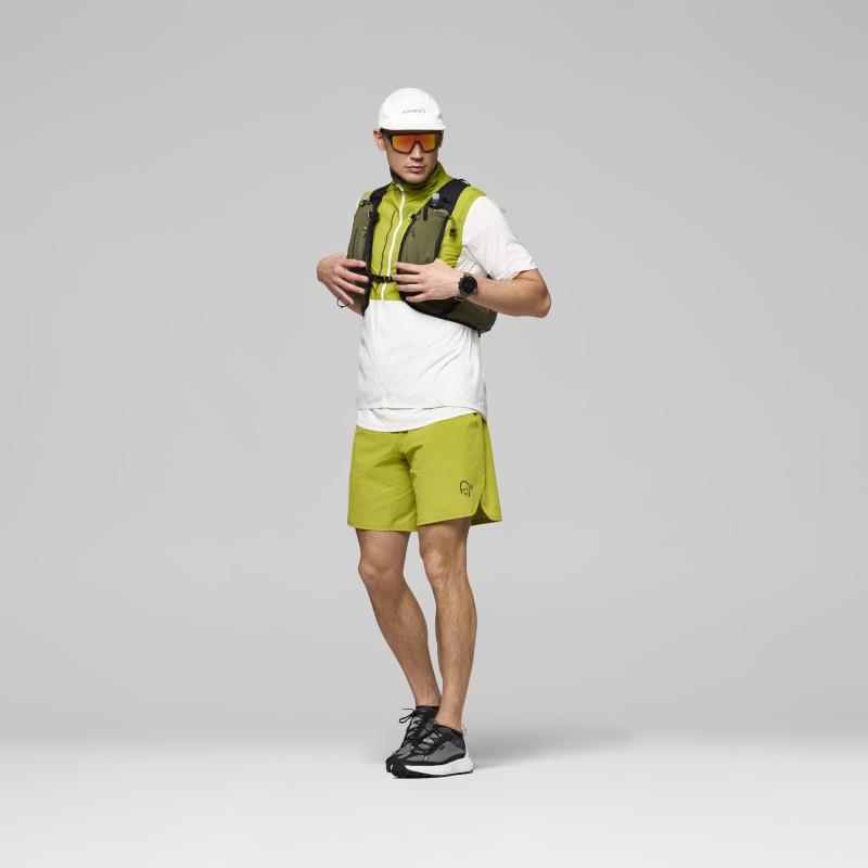 Senja Flex1 Shorts, 9" Inseam - Mens - golden lime 1