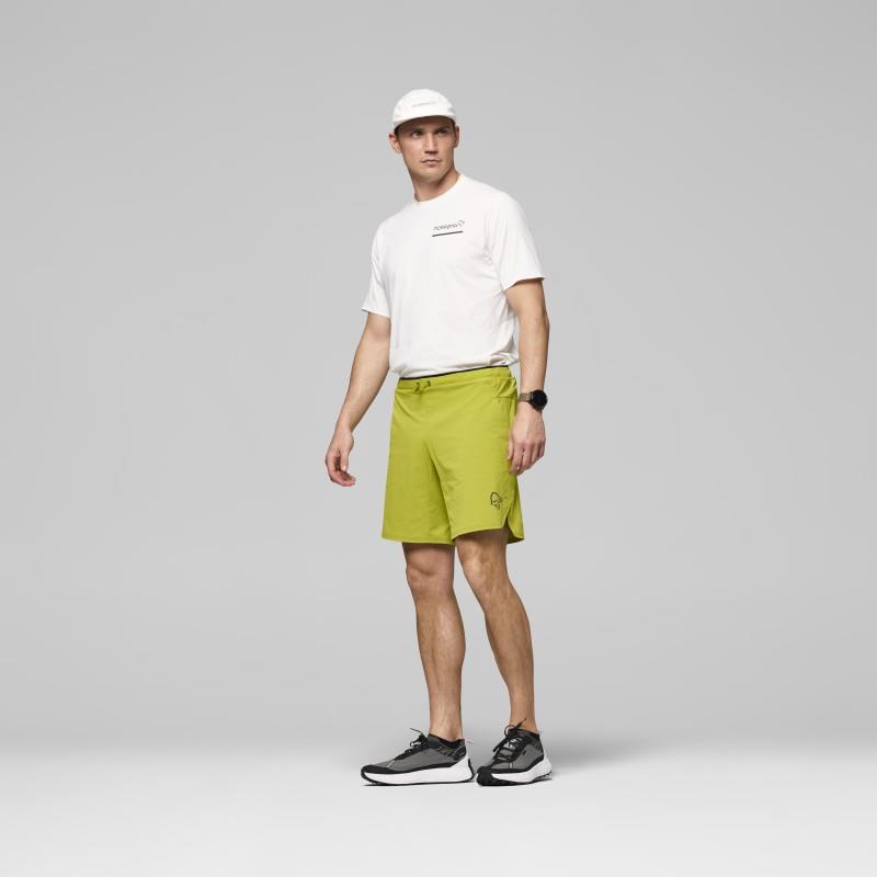 Senja Flex1 Shorts, 9" Inseam - Mens - golden lime 1