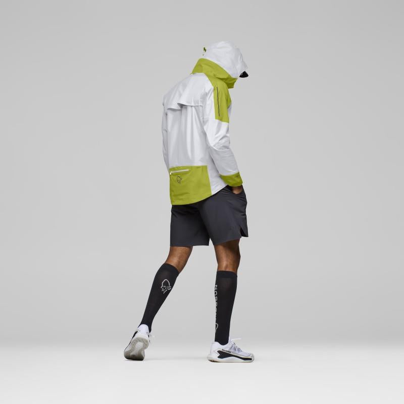 Senja GTX Jacket - Mens - golden lime / snow white 1