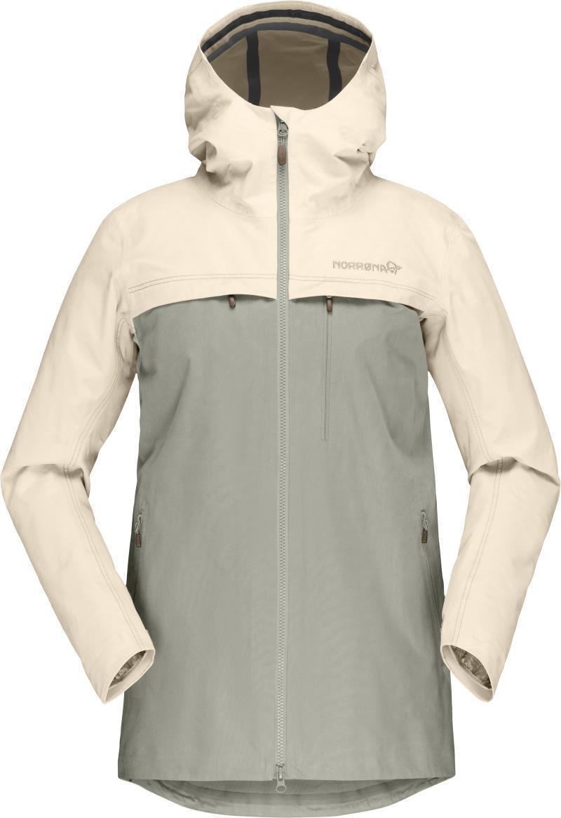 Svalbard Cotton Jacket - Womens - ecru / sandstone 1