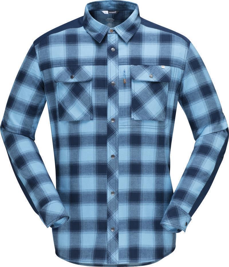 Svalbard Flannel Shirt - Mens - Heritage Blue / Indigo Night 1