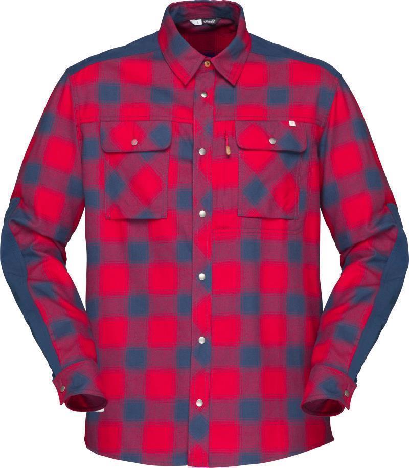 Svalbard Flannel Shirt - Mens - Jester Red 1