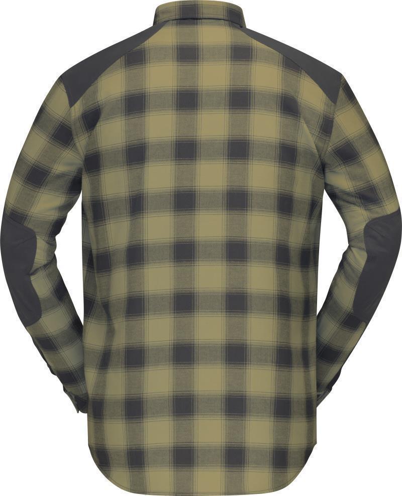 Svalbard Flannel Shirt - Mens - Olive Drab / Slate Grey 2
