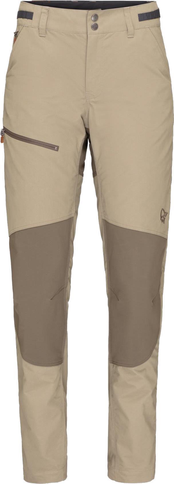 Svalbard Mid Cotton Pants - Womens - Sandstone 1