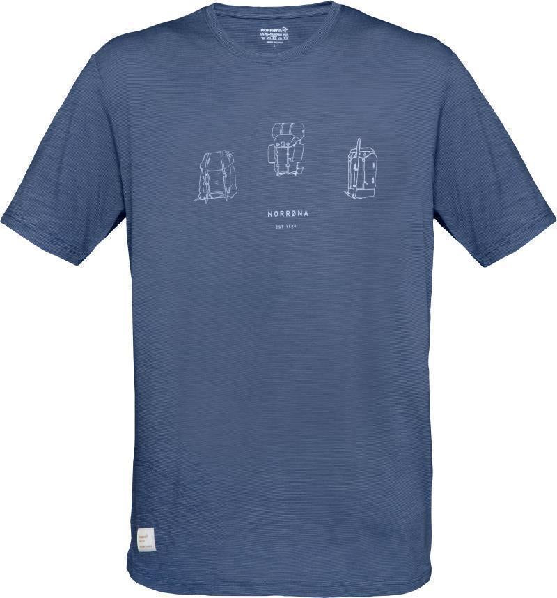 Svalbard Wool T-Shirt - Mens - indigo night 1
