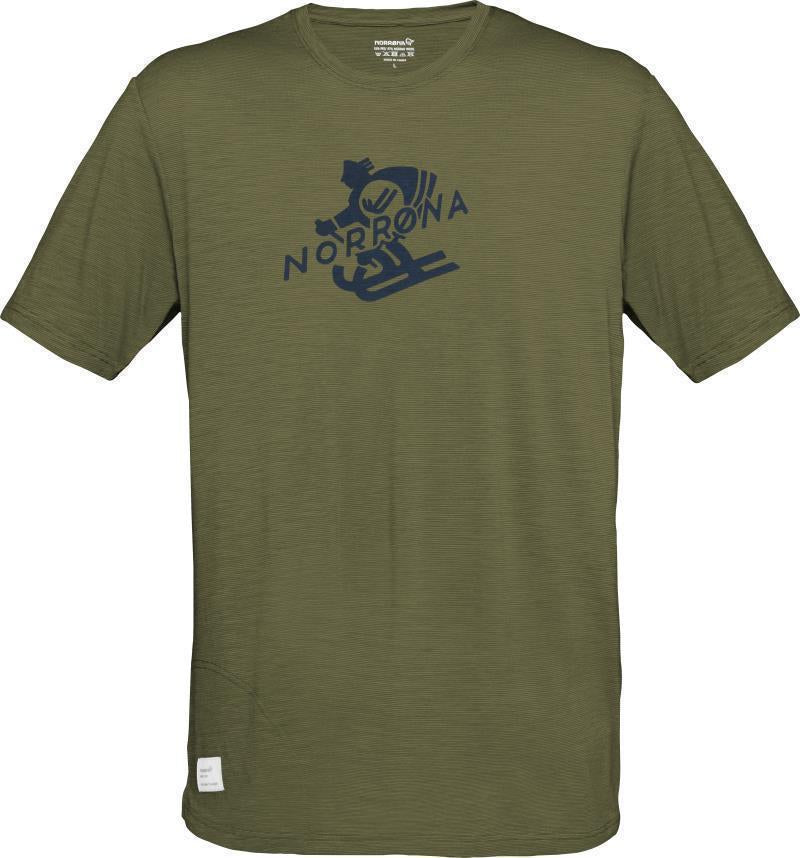 Svalbard Wool T-Shirt - Mens - olive drab 1