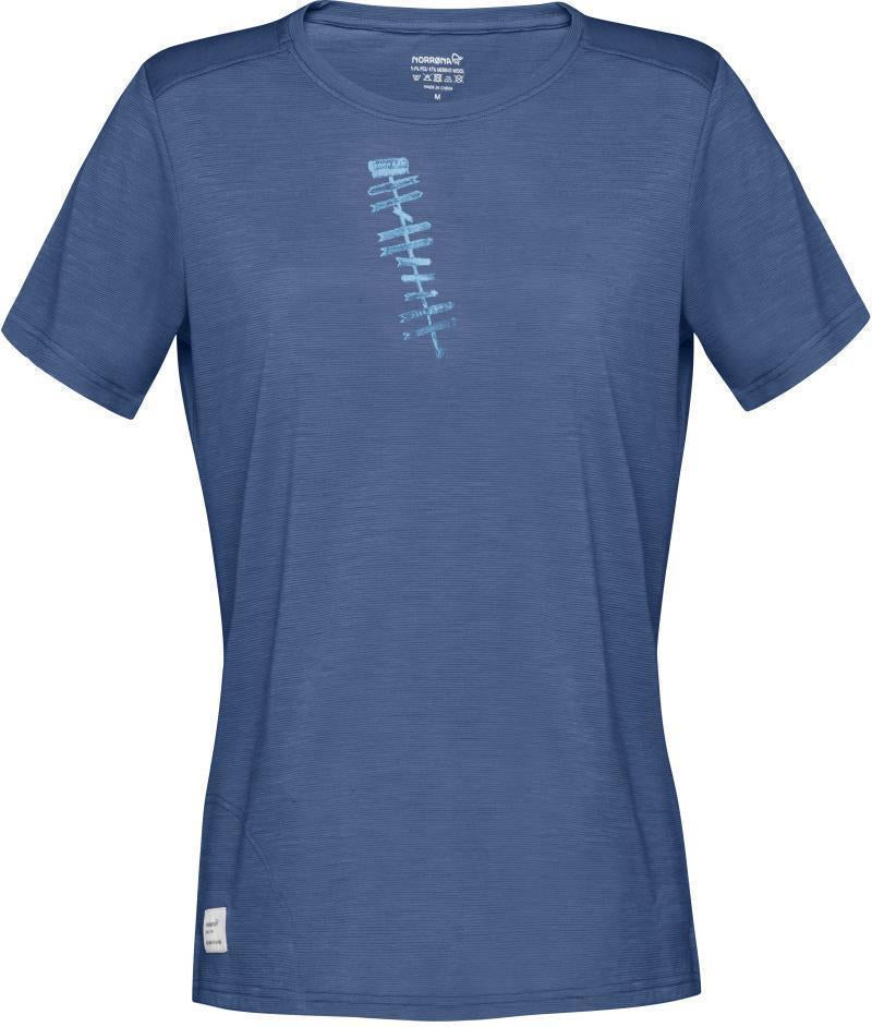 Svalbard Wool T-Shirt - Womens - Indigo Night 1