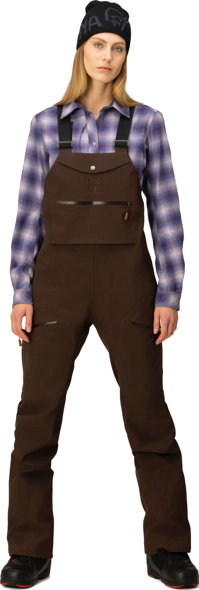 Tamok GTX Performance Shell Bib - Womens - Coffee Bean 3