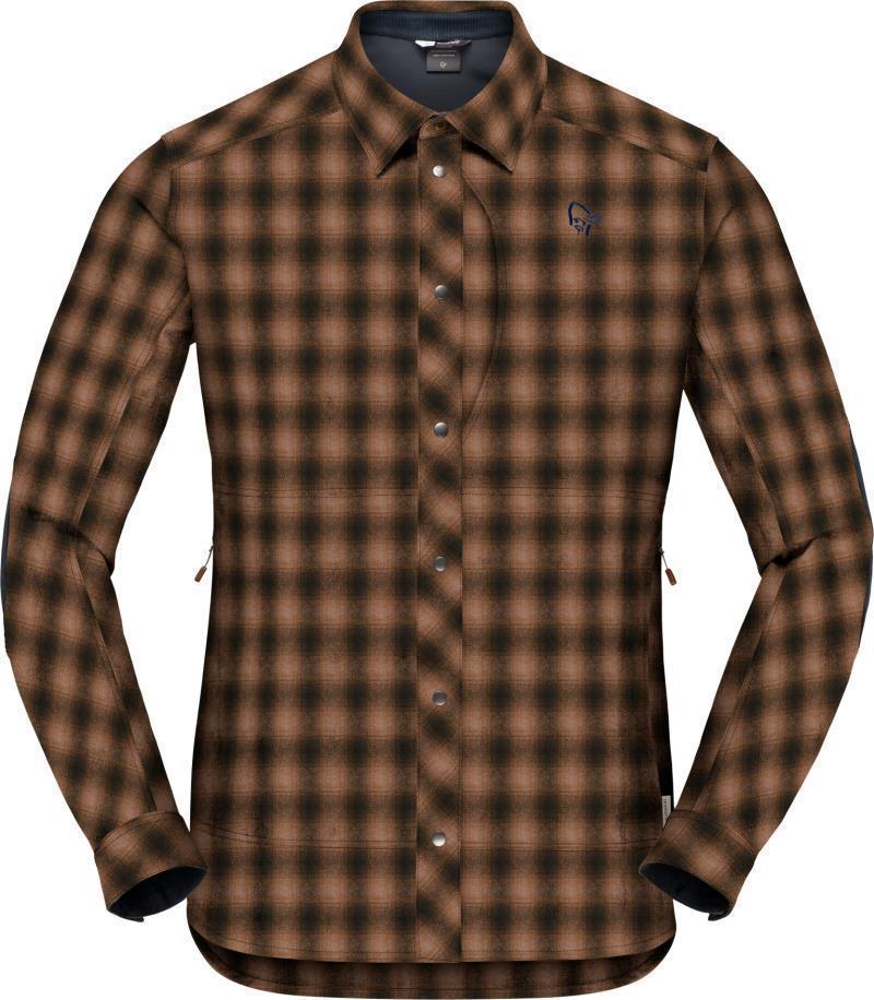 Tamok Wool Shirt - Mens - Emperador 1