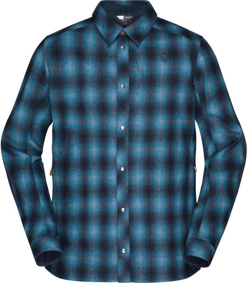 Tamok Wool Shirt - Mens - Indigo Night 1