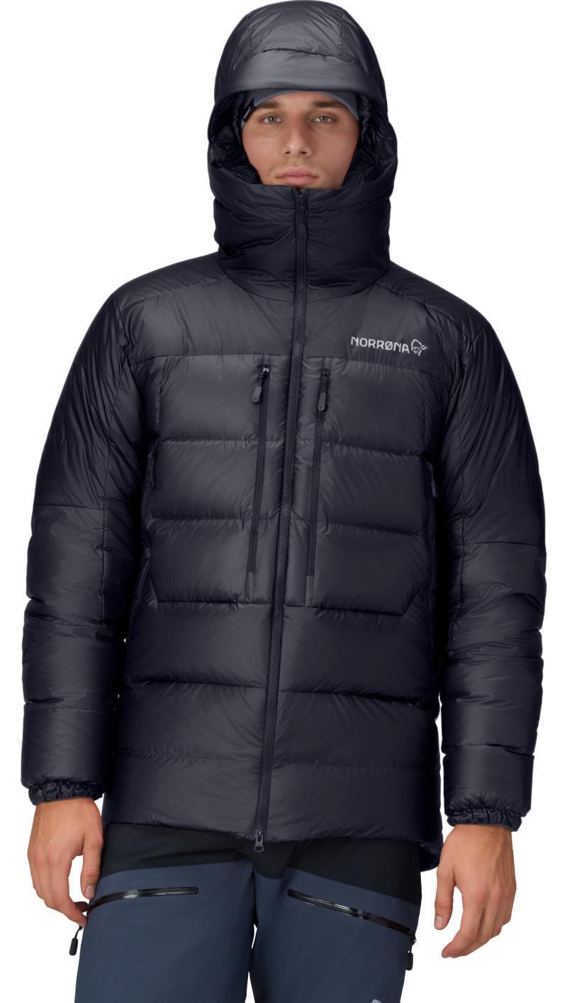Trollveggen Down800 Hood - Mens - Caviar 3