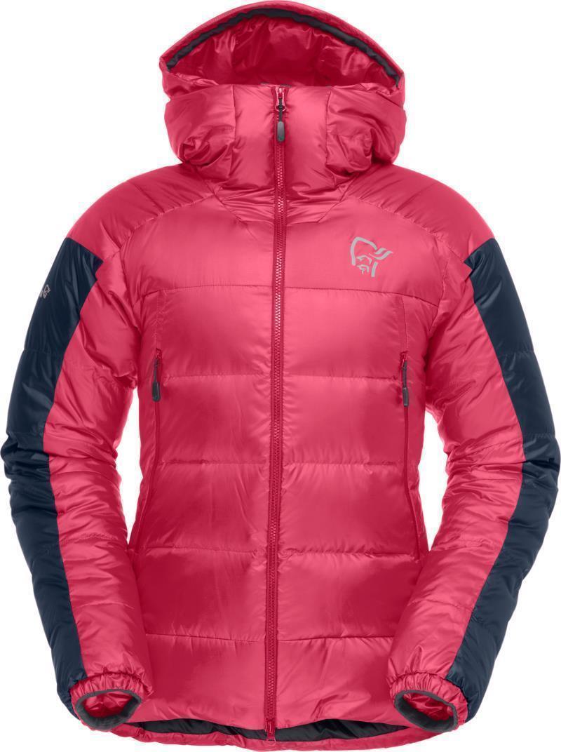 Trollveggen Down850 Jacket - Womens - Honeysuckle / Indigo Night 1