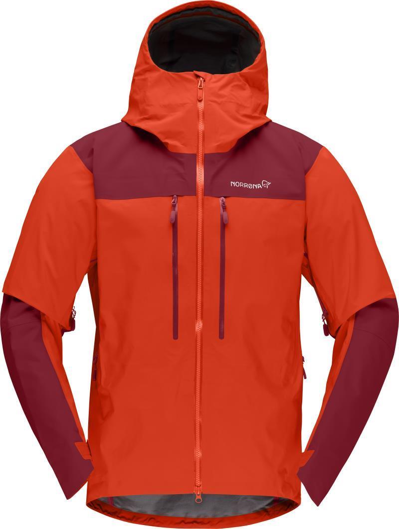 Trollveggen GTX Pro Light Jacket - Mens - Arednalin / Rhubarb 1