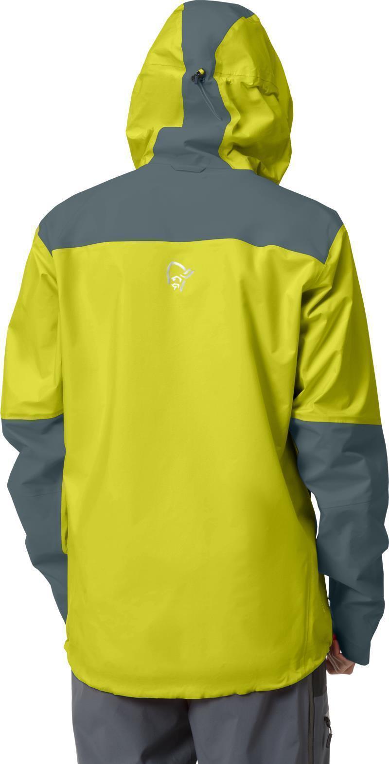 Trollveggen GTX Pro Light Jacket - Mens - Sulphur Spring / North Atlantic 4