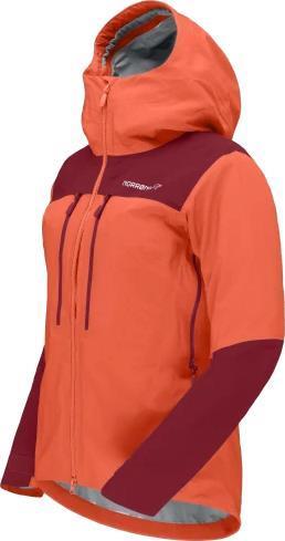 Trollveggen GTX Pro Light Jacket - Womens - Orange Alert 2